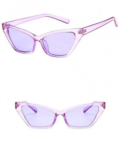 Oversized Women's Retro Oversized High Point Cat Eye Sunglasses - CC1943KQ4Z4 $8.00