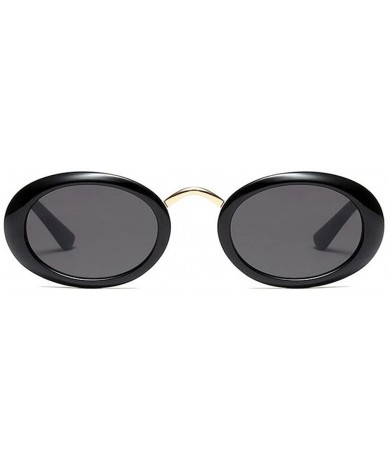 Oversized Eyewear Oval Retro Vintage Sunglasses Clout Goggles Fashion Shades - C1 - C818CIDCHW9 $37.58