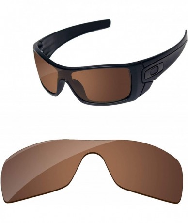 Sport Mirror Polarized Replacement Lenses Batwolf Sunglasses-Multi Options - Brown-Polarized - CF1857KYSXL $12.66