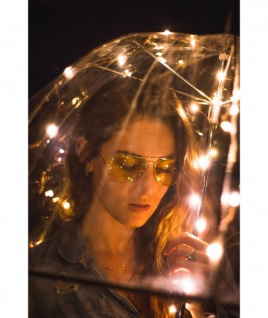 Round Classic Aviator Frame Light Color Lens XL Oversized Sunglasses Gift Box - 5-silver - CC18670DZ7G $21.75