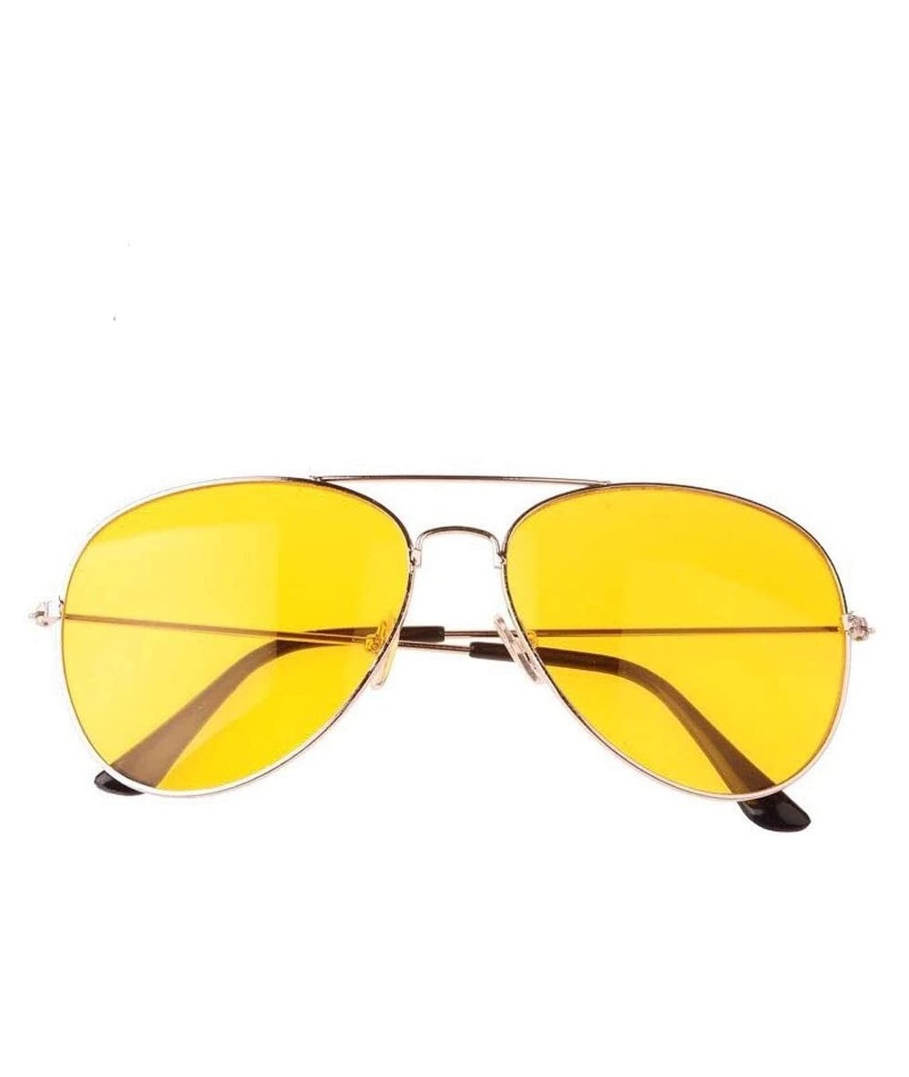 Sport Men's Sunglasses can Avoid Glare and Reduce eyestrain at Night (Yellow) - C619830DCYX $16.41