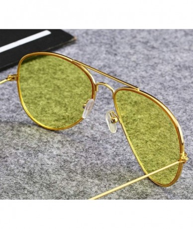 Sport Men's Sunglasses can Avoid Glare and Reduce eyestrain at Night (Yellow) - C619830DCYX $16.41