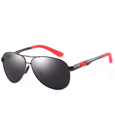 Aviator Male Polarizing Sunglasses Aluminum Magnesium Polarizing Sunglasses Toad Glasses Fishing Glasses Driving - A - CN18QO...
