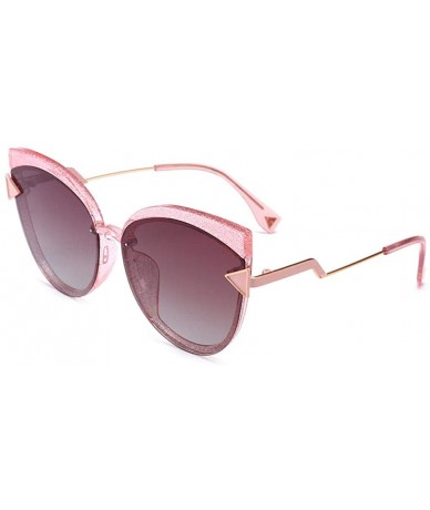 Aviator Fashion Sunglasses Driving Driving Big Box Mirror Tide Classic Sunglasses - C618XD874K2 $83.09