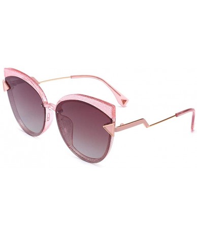 Aviator Fashion Sunglasses Driving Driving Big Box Mirror Tide Classic Sunglasses - C618XD874K2 $53.57