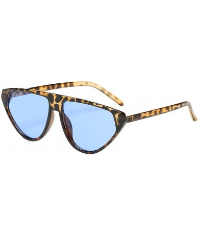 Square Fashion Irregular Shape Sunglasses Eyewear Retro Unisex Make Small Face Sunglasses (F) - F - C118R3X0MC6 $22.52