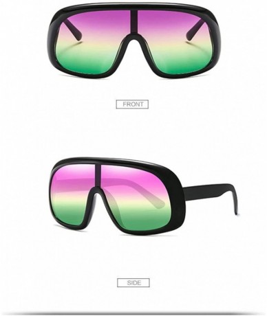 Rectangular Ultra Lightweight Rectangular Sunglasses 100% UV Protection Women Men - Purple - C618TMHMZ6G $10.48