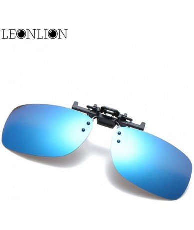 Aviator 2019 Fashion Polarized Sunglasses Clip Men Top Brand Designer Sun Silver - Black Gray - CG18Y5WECCK $9.48