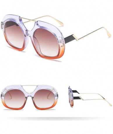 Square Oversized Square Sunglasses Women Vintage UV Protection Polarized Eyewear - A - CR190NCH4OA $11.35