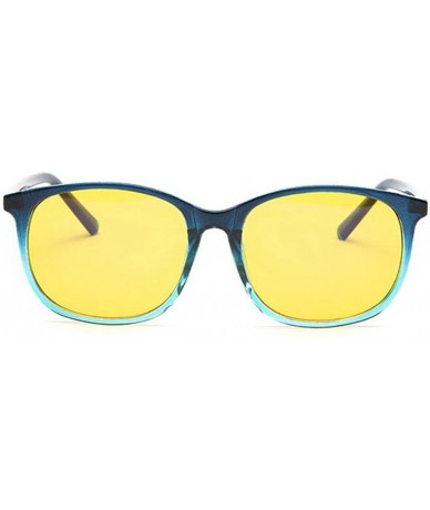 Semi-rimless Unisex Computer Eyeglasses Radiation Protection Anti Fatigue Blue Light Glasses Frame - Green - CB182I9EZXZ $10.97