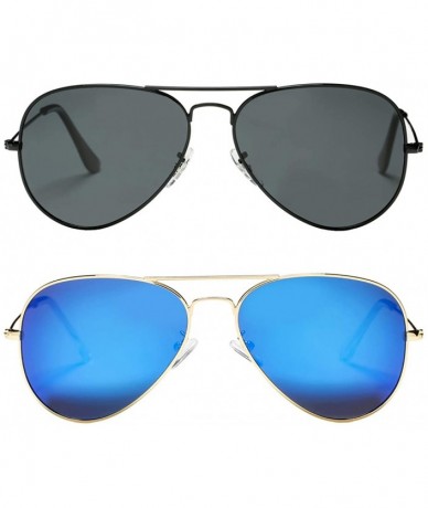 Aviator Classic Polarized Aviator Sunglasses for Men and Women UV400 Protection - C618RZ6I7UT $35.61