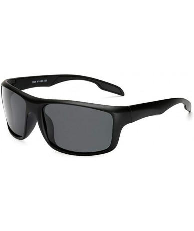 Aviator Vintage Overiszed Sunglasses Men Driving Rectangle Design Sun Black Multi - Red - C518XE9YSAK $20.48