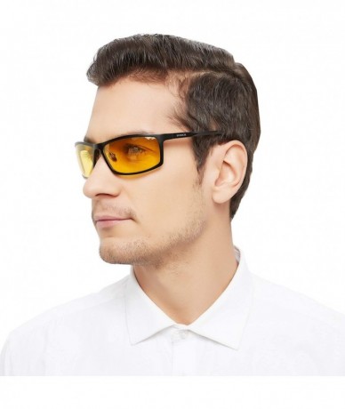 Rectangular Glasses Polarized Adjustable Safe Driving - C818A40E62D $30.82
