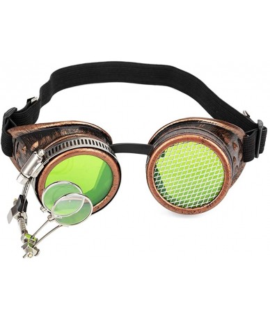 Goggle Vintage Steampunk Goggles Victorian Style Goggles Kaleidoscope Glasses - Brass - C018TA2MOAO $25.93