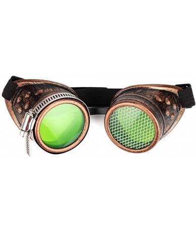 Goggle Vintage Steampunk Goggles Victorian Style Goggles Kaleidoscope Glasses - Brass - C018TA2MOAO $29.21