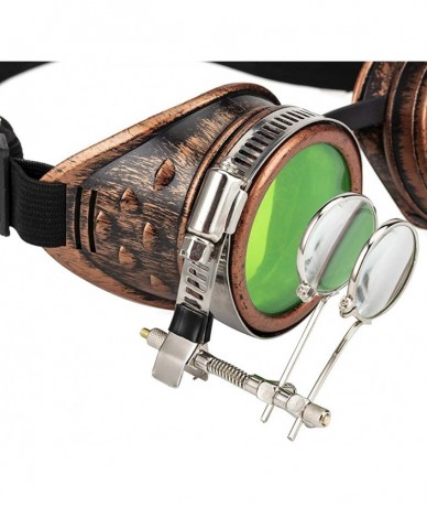 Goggle Vintage Steampunk Goggles Victorian Style Goggles Kaleidoscope Glasses - Brass - C018TA2MOAO $29.21