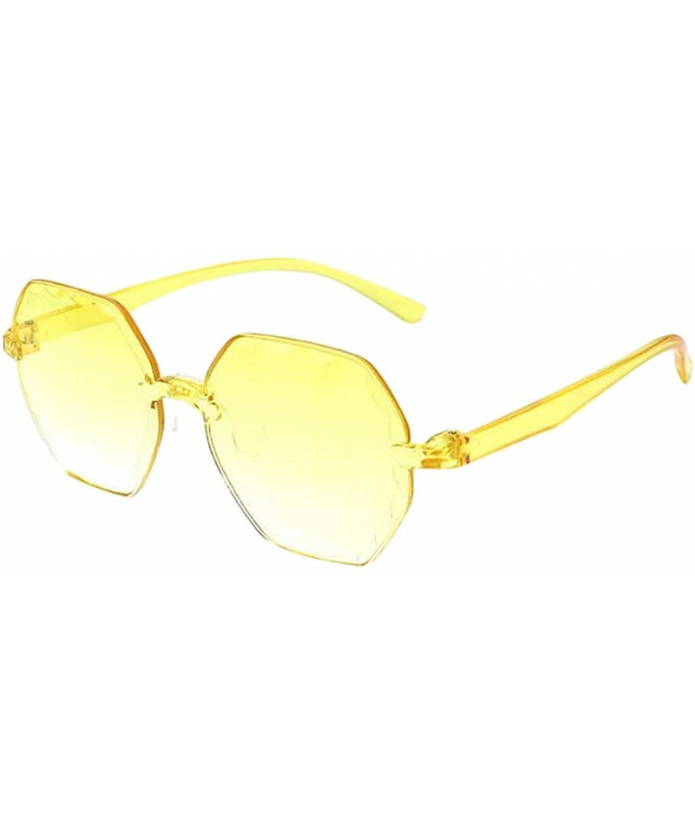 Semi-rimless Classic Sunglasses Square Sunglasses Polarized Sunglasses Semi Rimless Frame Sun Glasses Retro Sun Glasses - CJ1...