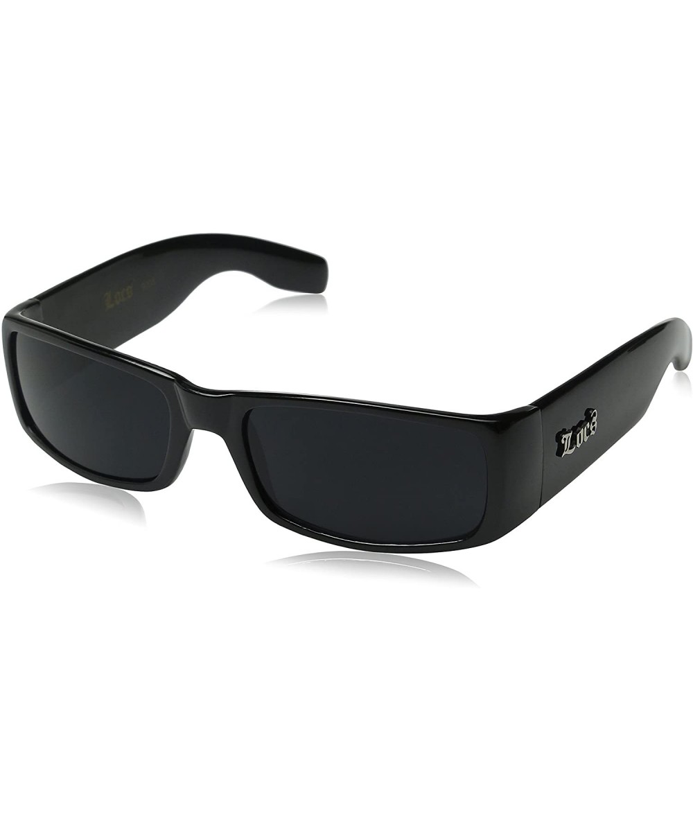 Square Sunglasses Hardcore Black 0103 - Gloss Black - CS115N7KO0N $9.44