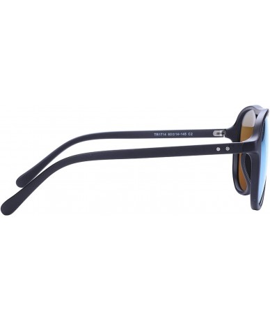 Aviator Men's Ultra Lightweight Polarized Sunglasses UV Protection Aviator Classic Glasses - CR192E63LUY $8.02