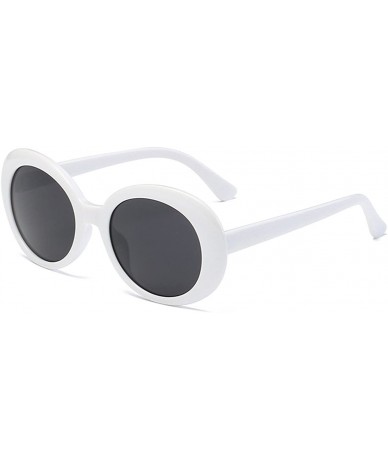 Oval Creative extraterrestrial Sunglasses/new sunglasses for men and women - White - C518DI0SUR4 $14.23