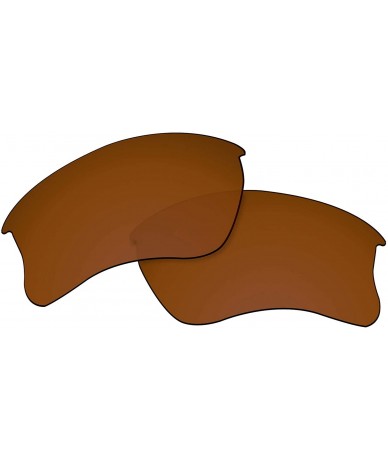 Shield Replacement Lenses Compatible with Flak Jacket XLJ Sunglass - Brown Non-polarized - CQ184RQKYO5 $13.61