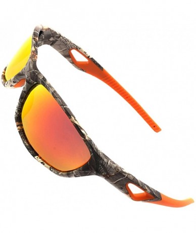 Goggle Polarized Outdoor Sports Sunglasses Tr90 Camo Frame for Men Women Driving Fishing Hunting Reduce Glare - CL18CE3YZL9 $...