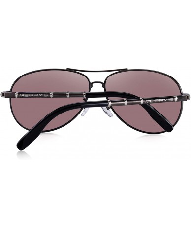 Oval Premium Fashion Style Mens Classic pilot Sunglasses Polarized 100% UV protection sun glasses for men S8766 - C918NQO8YQS...