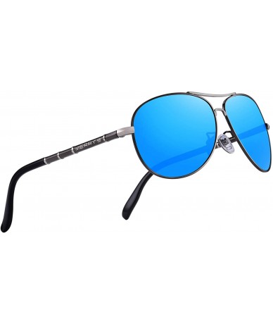 Oval Premium Fashion Style Mens Classic pilot Sunglasses Polarized 100% UV protection sun glasses for men S8766 - C918NQO8YQS...