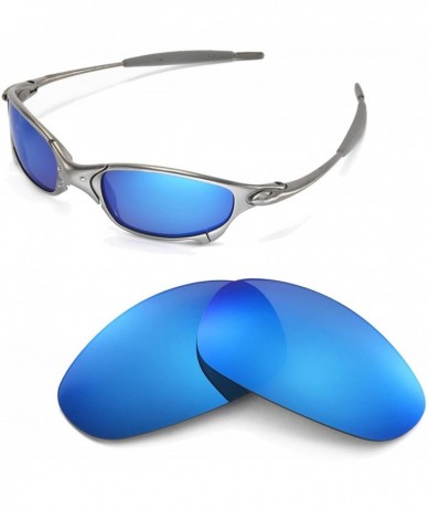 Sport Replacement Lenses Juliet Sunglasses - 14 Options Available - Ice Blue Coated - Polarized - C51170R7D35 $14.09