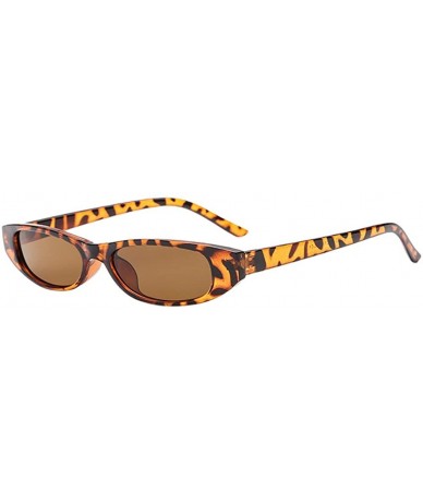 Oval Retro Vintage Clout Cat Unisex Sunglasses Rapper Oval Shades Grunge Glasses - CH18O3LSSR9 $9.43