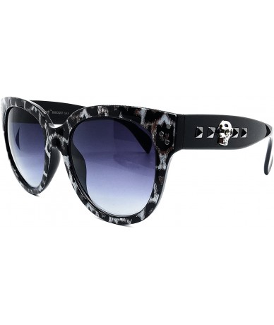 Oversized 5207 Premium Oversize XXL Men Women Brand Designer harley bike Style Retro Vintage Spike punk gotica Sunglasses - C...