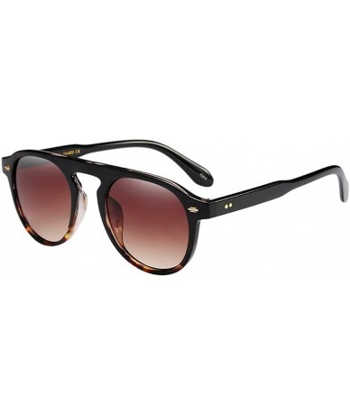 Rectangular Fashion Vintage Oval Frame Sunglasses-Retro Eyewear Fashion Ladies Man - C - CZ18Q2LS5HN $17.90