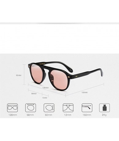 Rectangular Fashion Vintage Oval Frame Sunglasses-Retro Eyewear Fashion Ladies Man - C - CZ18Q2LS5HN $11.70