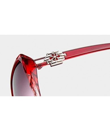 Square Polarized Sunglasses Women's Fashion Star Glasses White - White - CM190HMG75Z $9.73