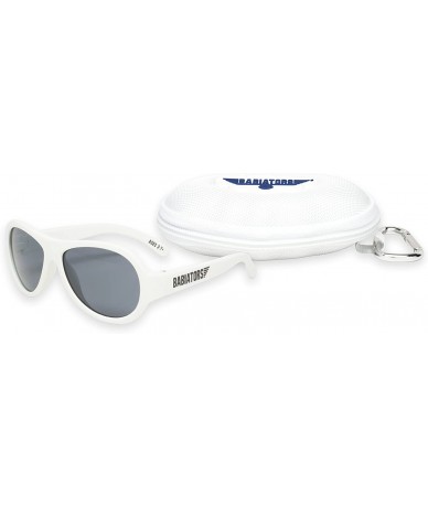 Goggle Gift Set UV Protection Children's Sunglasses & Cloud Case - Wicked White - CF12JD4F5JB $54.58