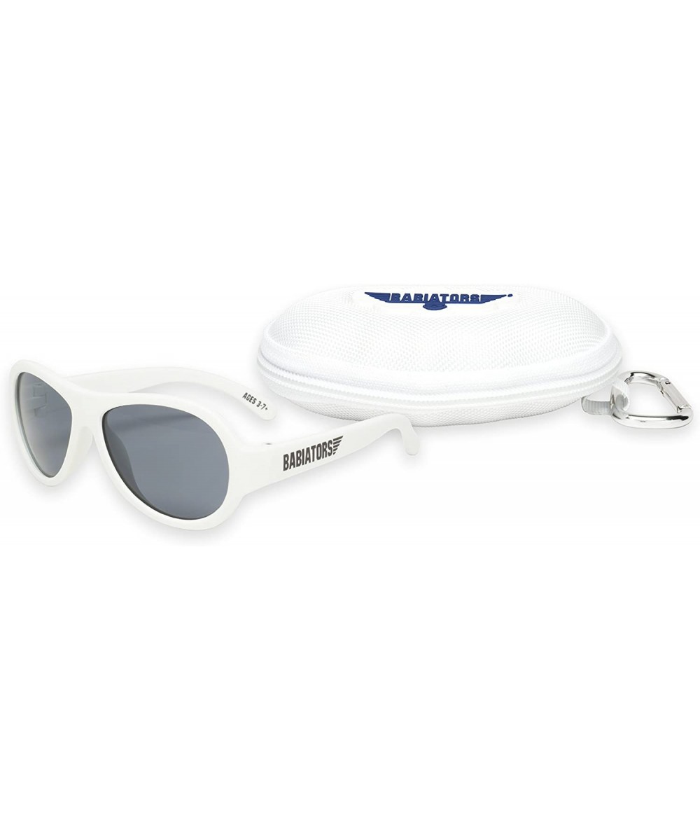 Goggle Gift Set UV Protection Children's Sunglasses & Cloud Case - Wicked White - CF12JD4F5JB $35.89