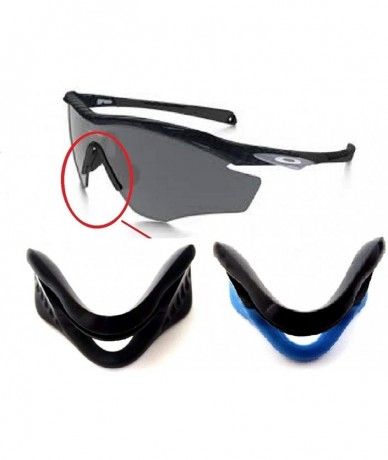 Sport Nose Pads Rubber Kits For Oakley M2 Frame Sunglasses Black/Blue Color - Black/Blue - C5180783K7E $19.82