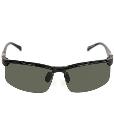 Round Unisex Polarized Sunglasses UV400 Protection Designer Sun Glasses for Man/Women - Green-4 - CF18DZR8QLH $11.48