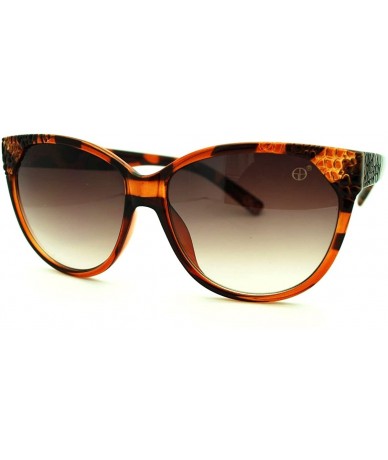 Butterfly High Fashion Sunglasses Womens Round Butterfly Frame Designer Quality - Tortoise - CN11E9RWR35 $9.95