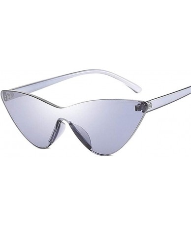 Rimless Women Men Clear Candy Color Transparent Plastic Sunglasses Rimless Sun Glasses For Female UV400 Whole PC - CZ1998TGWY...