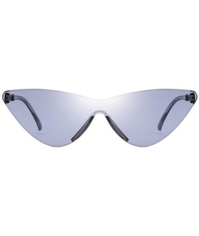 Rimless Women Men Clear Candy Color Transparent Plastic Sunglasses Rimless Sun Glasses For Female UV400 Whole PC - CZ1998TGWY...