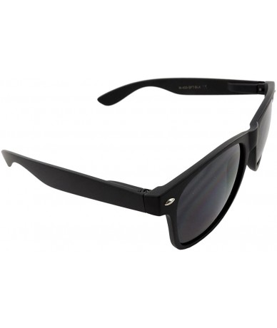 Aviator Vintage Thick Oversized Plastic Frame Womens Sunglasses UV 400 - Black Aviator - CY18RQKADNX $12.39