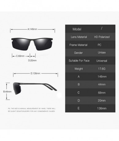 Sport 2020 Polarized Sunglasses Men Sport Fishing Driving Sun Glasses HD Resin Lens UV400 Sunglass-03 - 3 - C11908O43KI $46.29