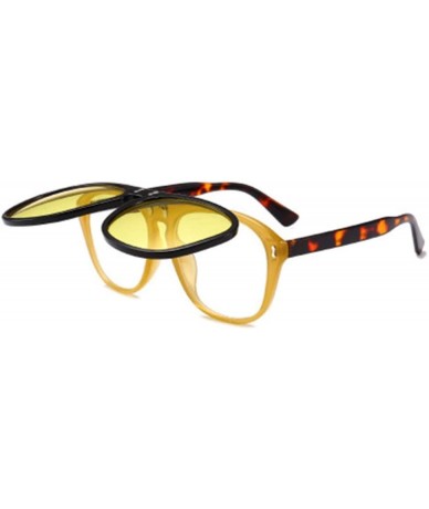 Sport Sunglasses Double Clamshell Men and Women Visor Mirror Flat Mirror - 3 - CN190S44Q44 $24.47