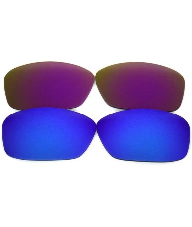 Oversized Replacement Lenses Hijinx Purple&Red Color Polorized-2 Pairs FREE S&H. - Purple&blue - CX127YNYSMD $27.64
