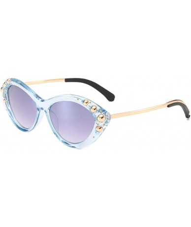 Rimless Personality Sunglasses Ladies Cat Eyes Sunglasses Retro Sunglasses Tide - CG18X0CW303 $52.25