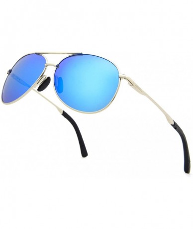 Aviator Oversized Aviator Sunglasses for Men Women Polarized UV Protection Vintage Driving Sun Glasses - CQ18IK5AXZU $30.07