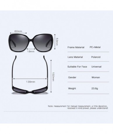 Aviator Polarized sunglasses Large frame of Polarized Sunglasses - C - CQ18QO9HCO2 $29.20