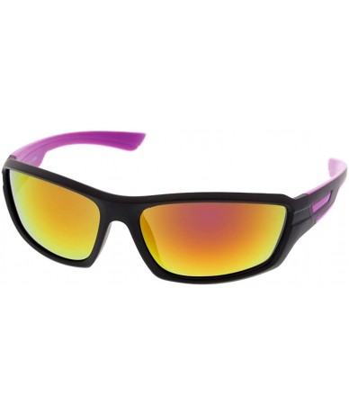 Wrap Ultra Light Weight Full Frame Sport Sunglasses Model 3184 - Purple - CS187HW3L26 $8.98