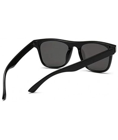 Rimless Classic Rivet Sunglasses Women Men Square Driving Rimless Sun glasses - Black/Black - C5198422ETR $11.36